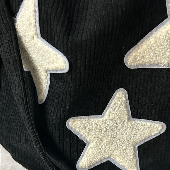 Black Corduroy with Star Accents Shoulder Bag - Unbranded - EUC - Picture 6 of 13